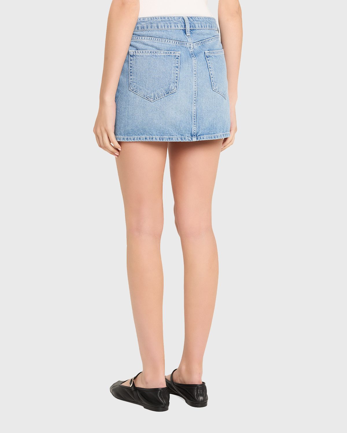 L 'Agence Solene Jean Mini Skirt | Thumbnail 3 L 'Agence Solene Jean Mini Skirt | Thumbnail 3