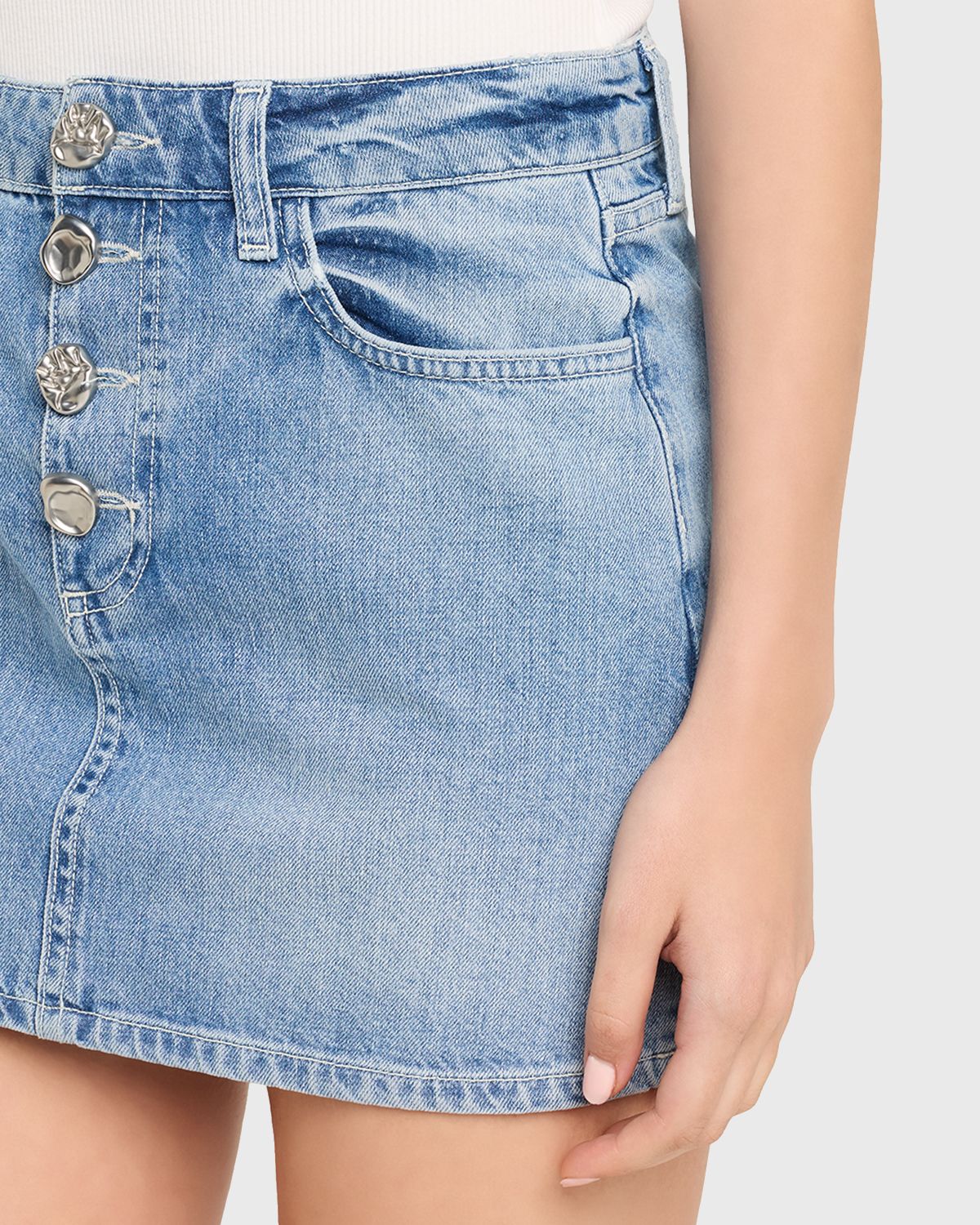 L 'Agence Solene Jean Mini Skirt | Thumbnail 5 L 'Agence Solene Jean Mini Skirt | Thumbnail 5