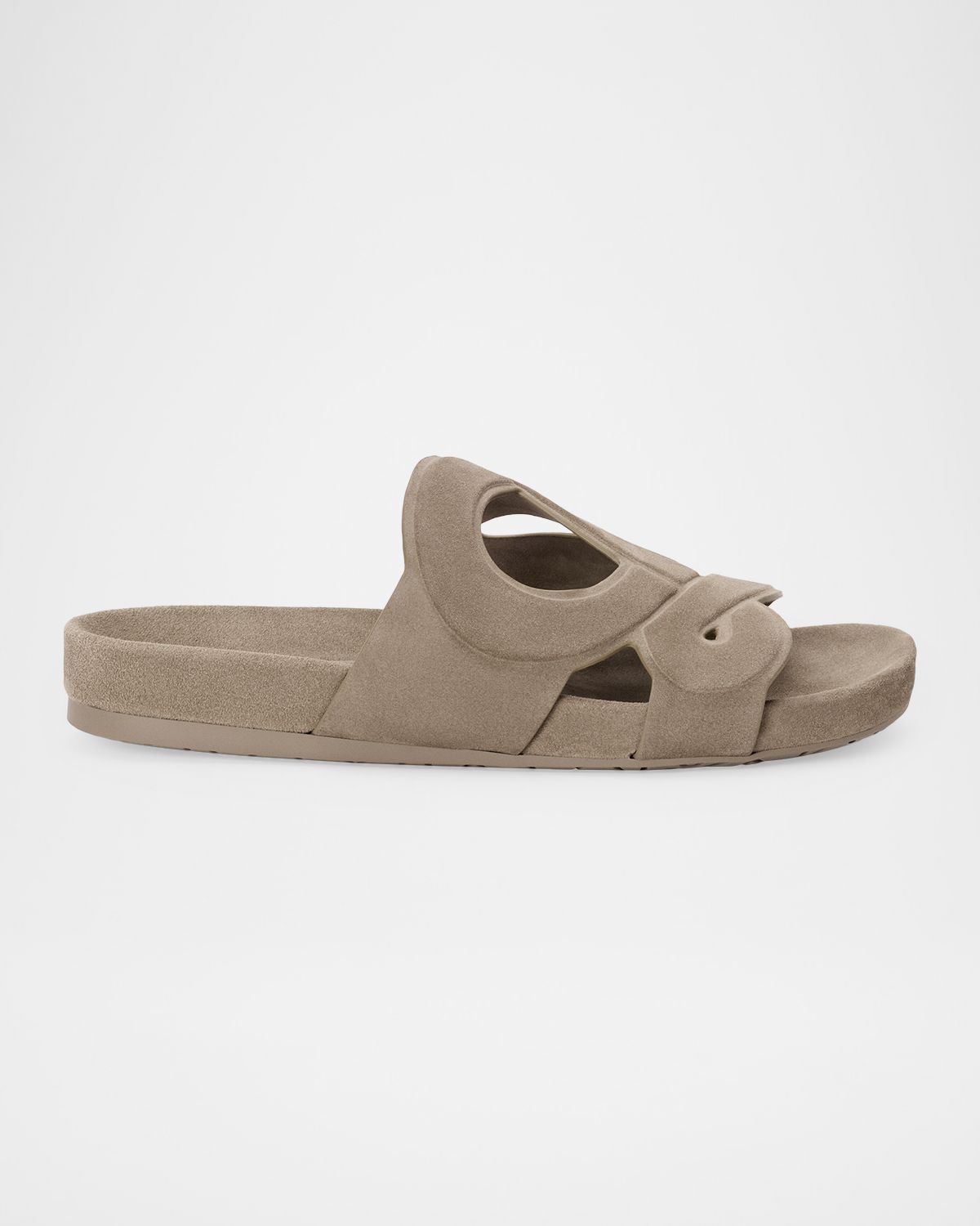 Loewe x Paula 's Ibiza Men 's Ease Monogram Suede Sandals