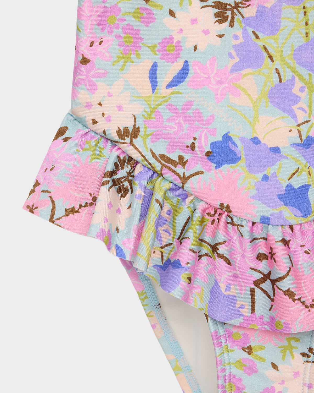 Zimmermann Girl 's Solstice Frill One-Piece Swimsuit, Size 1-12 | Thumbnail 3 Zimmermann Girl 's Solstice Frill One-Piece Swimsuit, Size 1-12 | Thumbnail 3