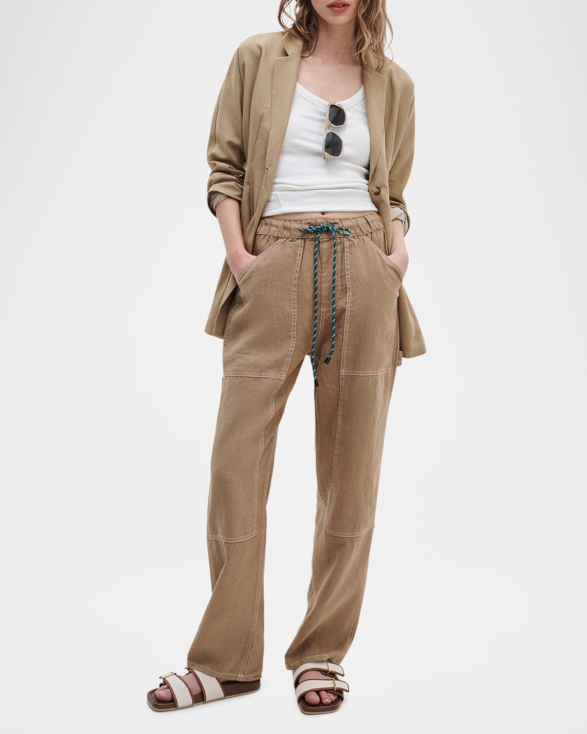 Rag & Bone Atlas Drawstring Linen Pants | Thumbnail 5 Rag & Bone Atlas Drawstring Linen Pants | Thumbnail 5