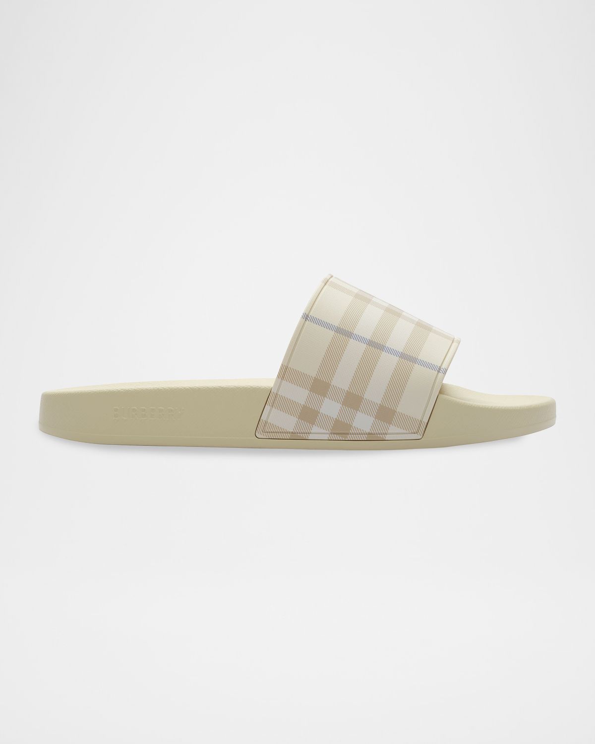 Burberry Furley Check Rubber Slide Sandals | Thumbnail 6 Burberry Furley Check Rubber Slide Sandals | Thumbnail 6