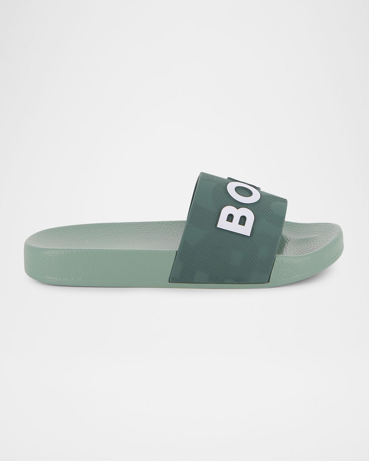 BOSS Boy 's Logo Slide Sandals, Kids