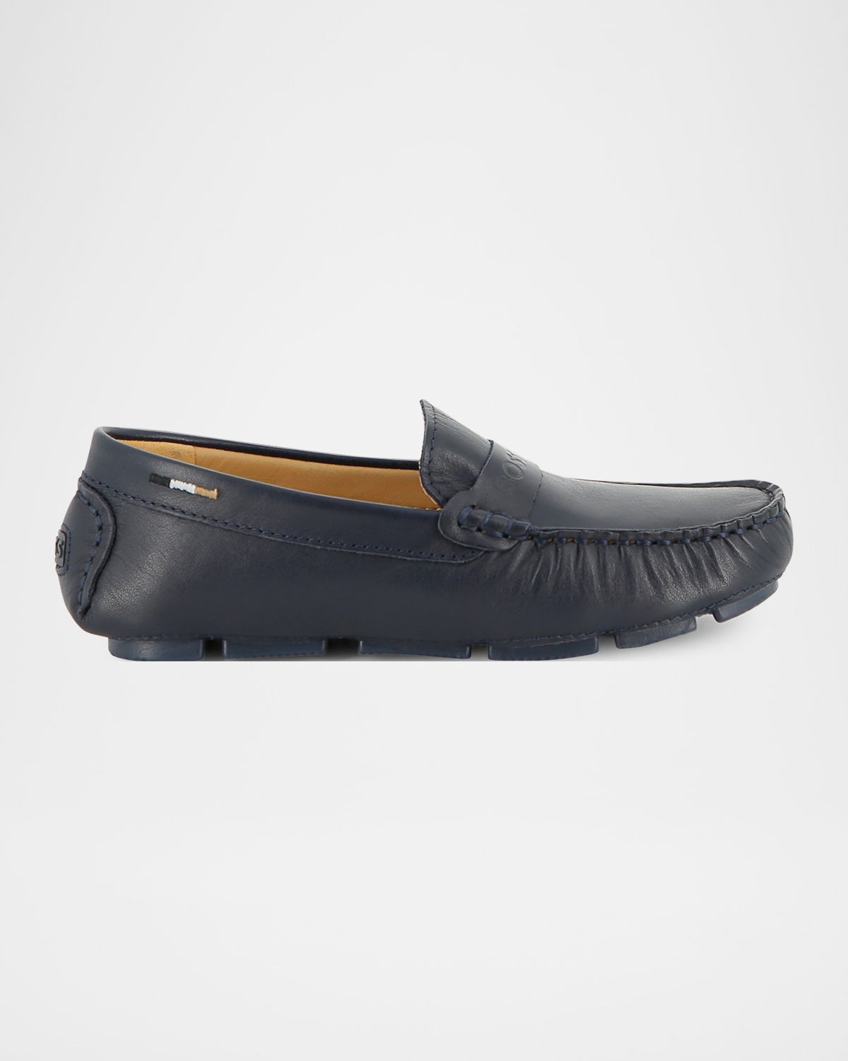BOSS Boy 's Leather Loafers, Kids