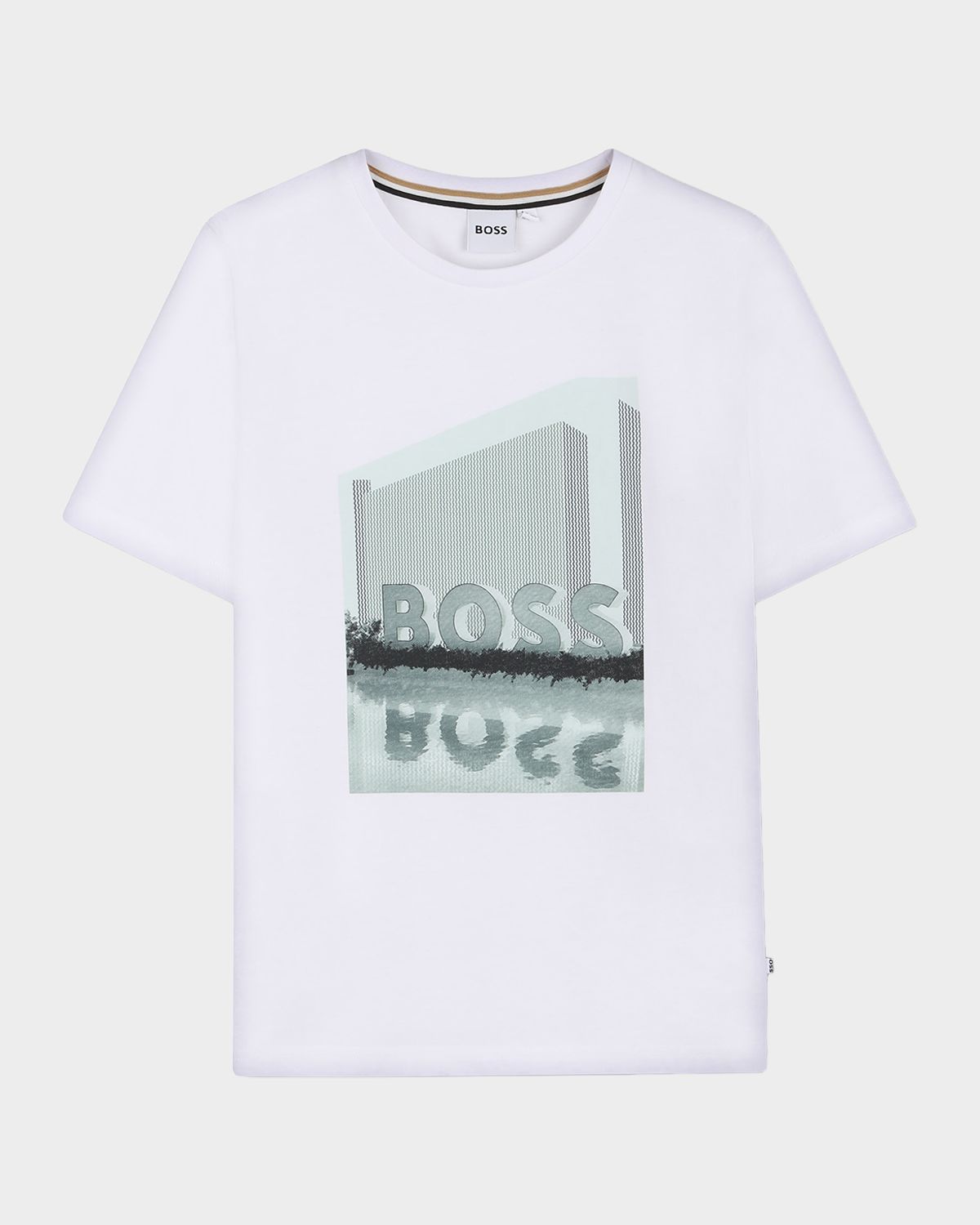 BOSS Boy 's Graphic-Print Cotton Jersey Tee, Size 4T-