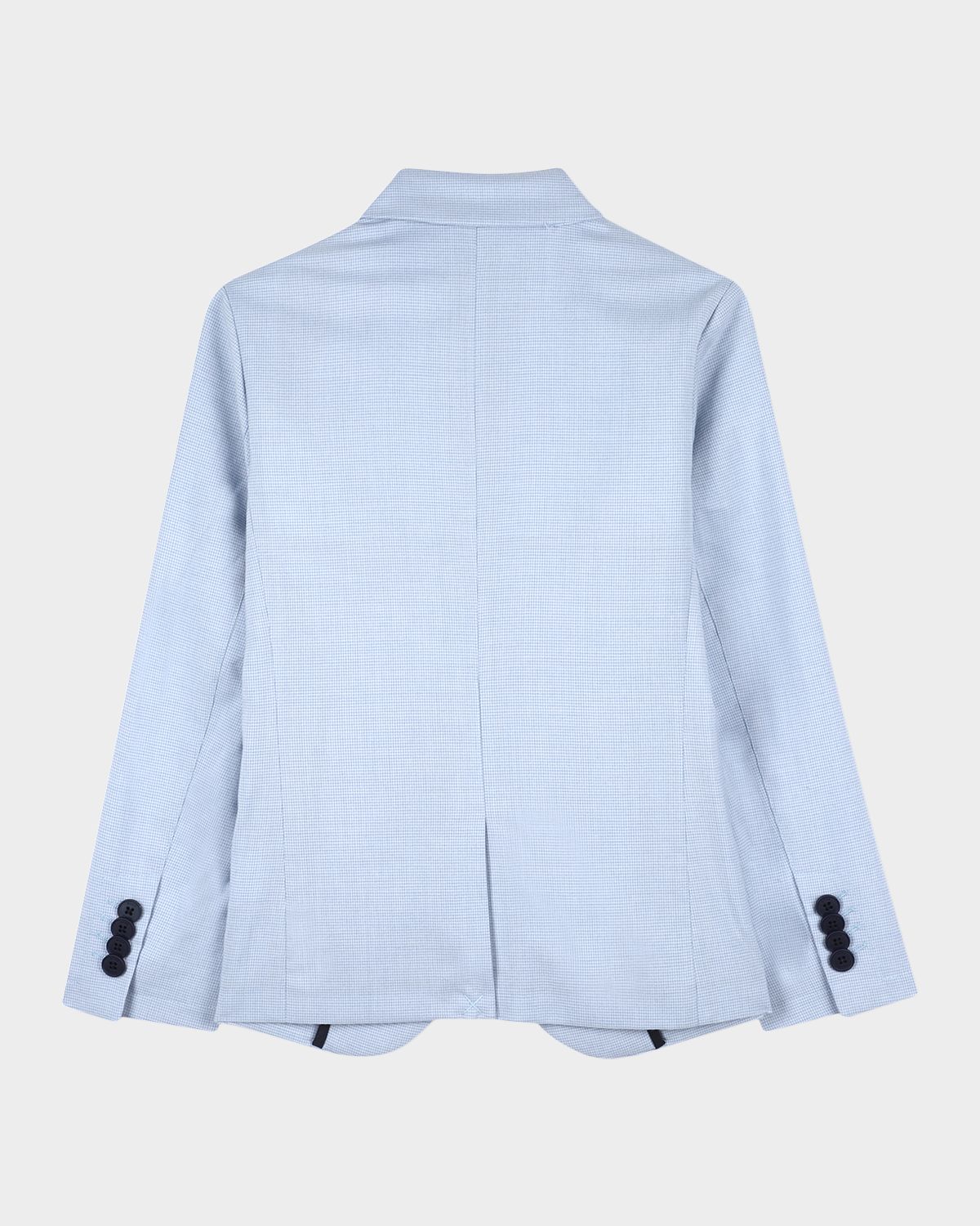 BOSS Boy 's Single-Breasted Houndstooth Jacket, Size 8-