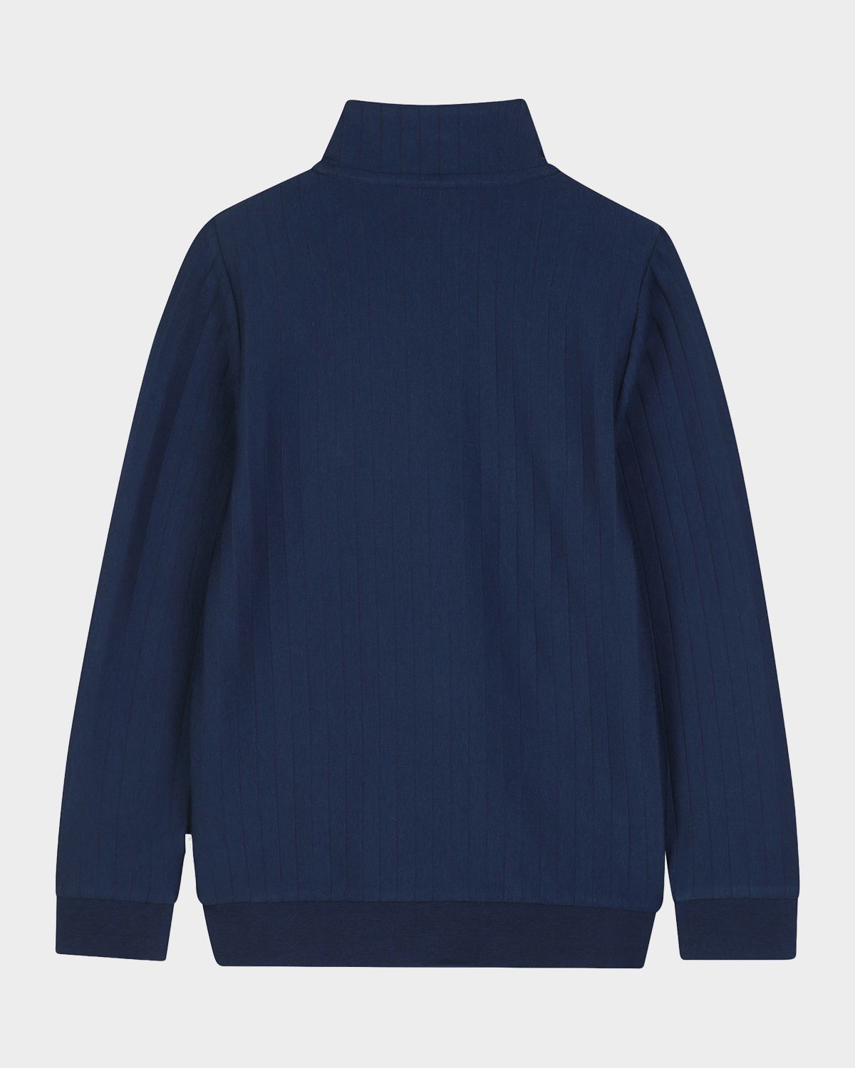 BOSS Boy 's Ribbed Cotton Full-Zip Cardigan, Size 4-6