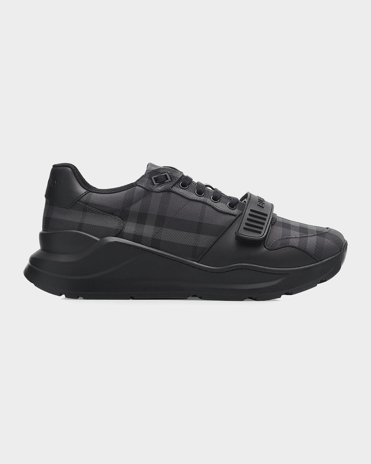 Burberry Men's Ramsey Check Low-Top Sneakers