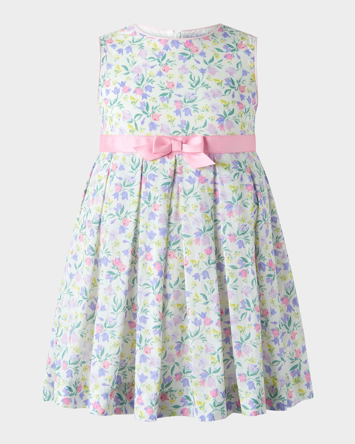 Rachel Riley Girl 's Tulip Pleated Dress, Size -8