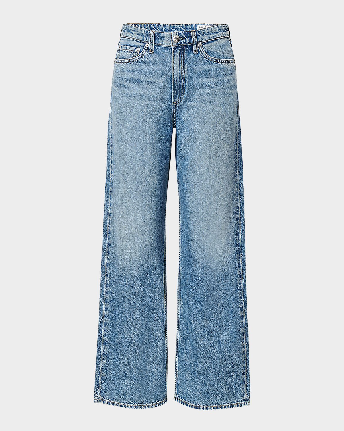 Rag & Bone Featherweight Logan Mid-Rise Wide Jeans