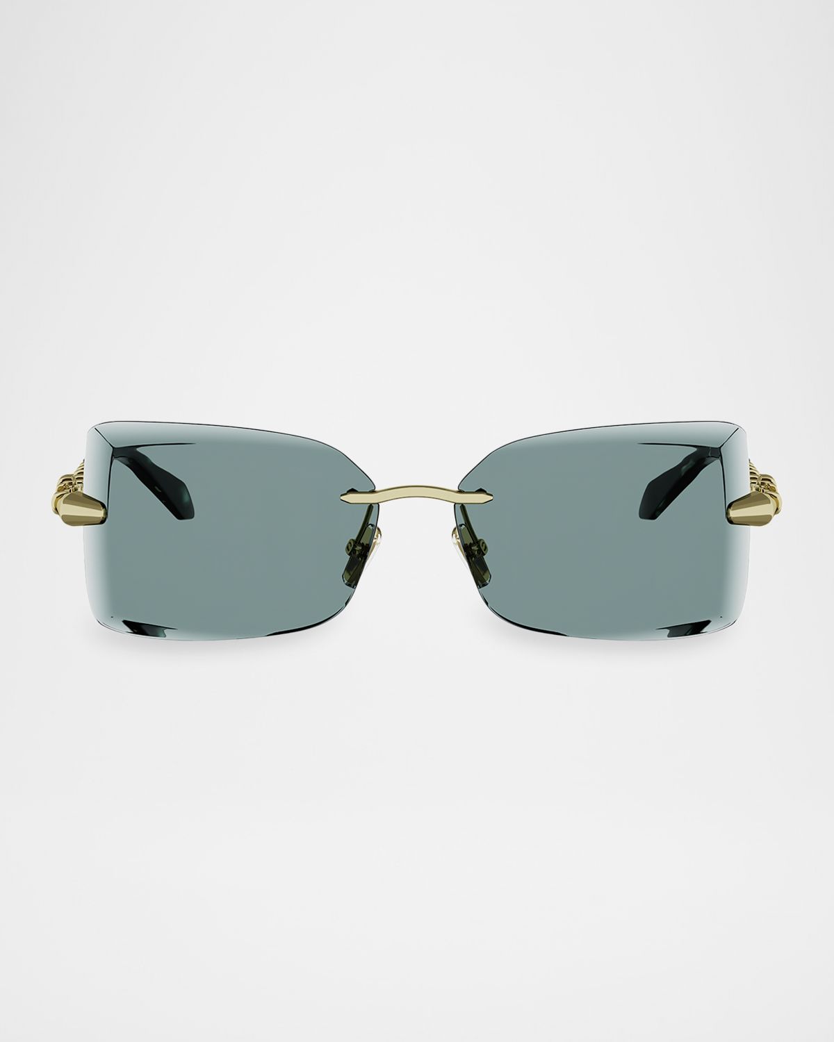 BVLGARI Serpenti 51mm Metal Rectangular Sunglasses | Thumbnail 6 BVLGARI Serpenti 51mm Metal Rectangular Sunglasses | Thumbnail 6