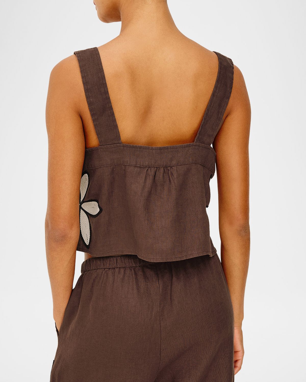 Rails Calais Embroidered Linen Top | Thumbnail 3 Rails Calais Embroidered Linen Top | Thumbnail 3