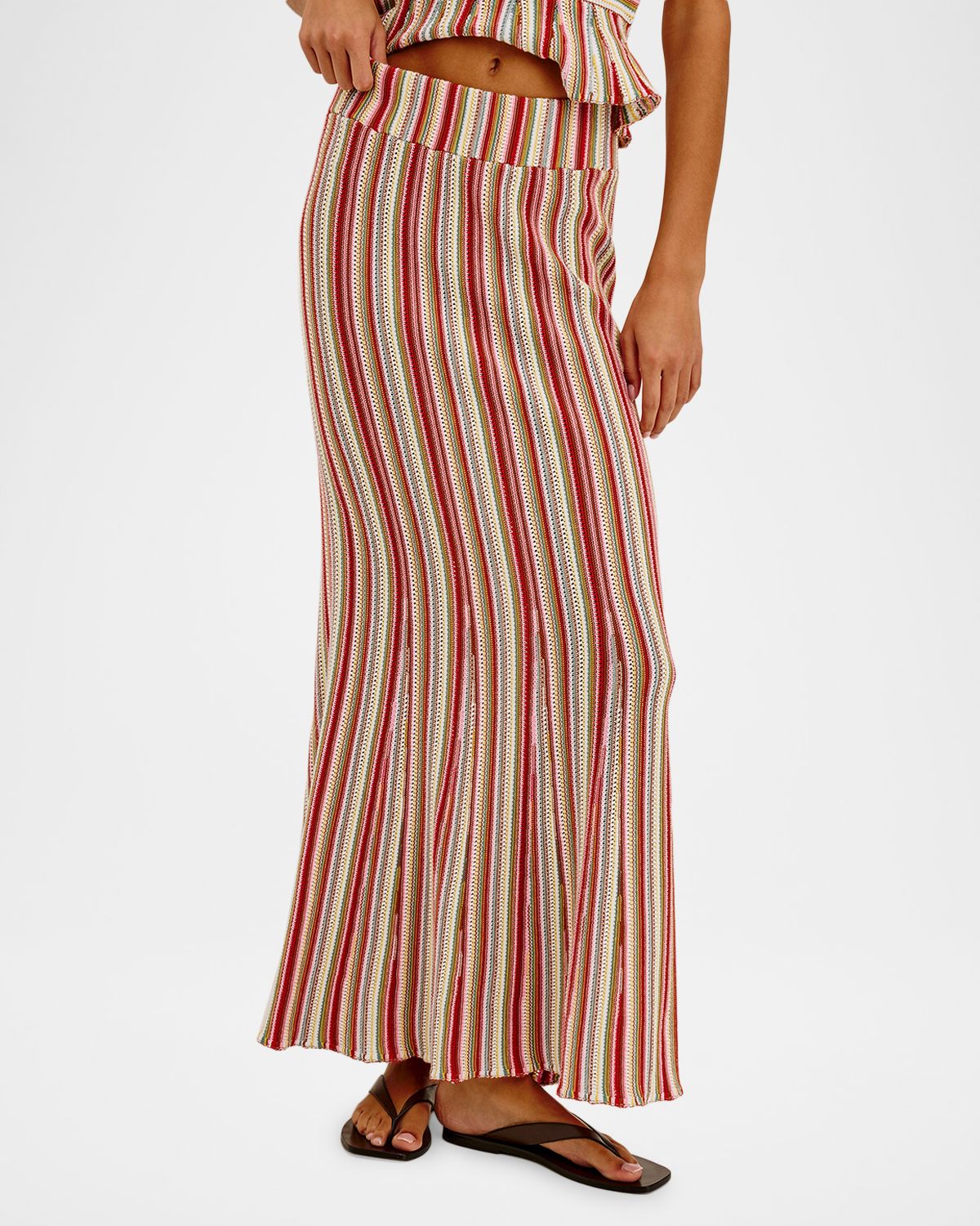 Rails Nari Stripe Crochet Maxi Skirt | Thumbnail 4 Rails Nari Stripe Crochet Maxi Skirt | Thumbnail 4