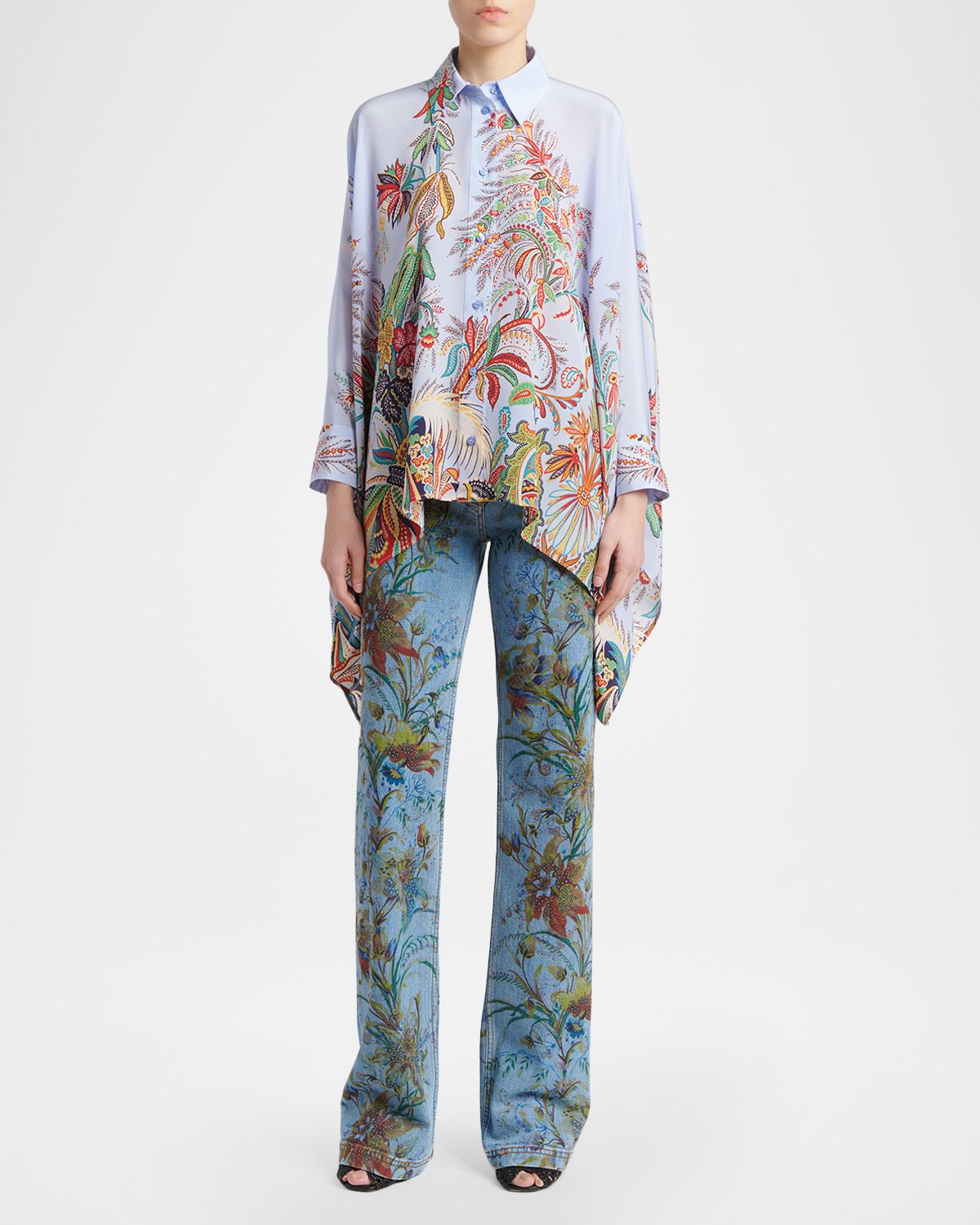Etro Paisley-Print Silk Handkerchief Button-Down Shirt | Thumbnail 5 Etro Paisley-Print Silk Handkerchief Button-Down Shirt | Thumbnail 5