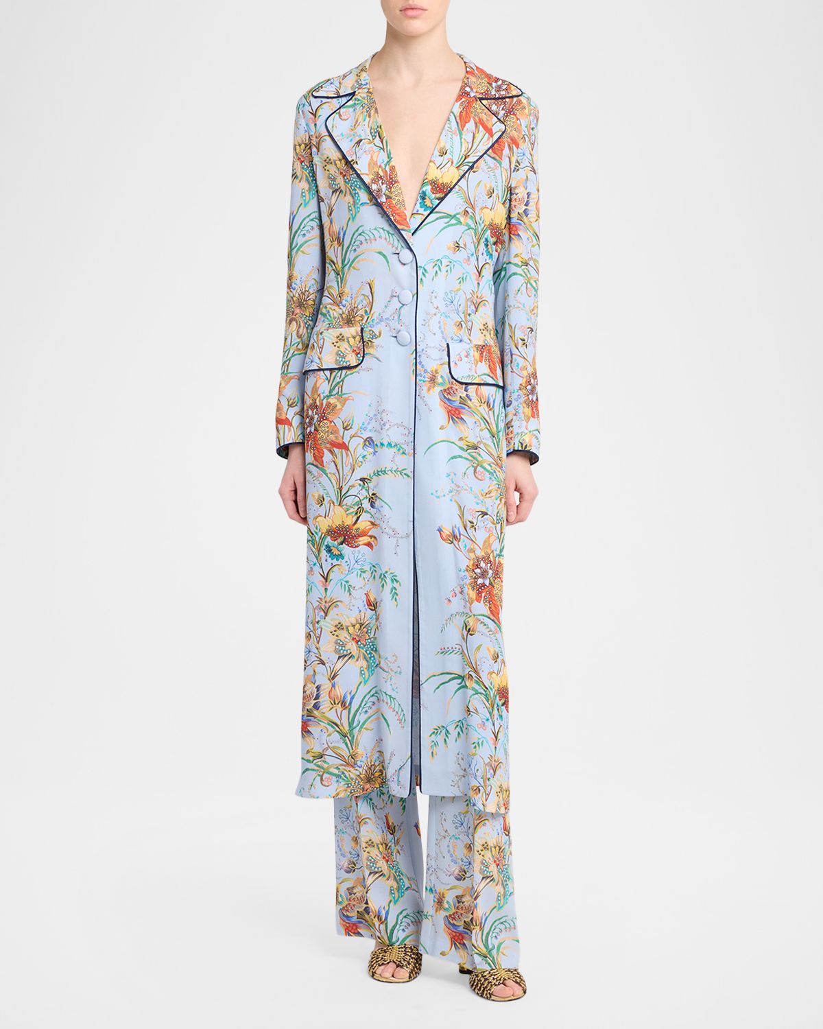 Etro High-Rise Floral-Print Bootcut-Leg Trousers | Thumbnail 5 Etro High-Rise Floral-Print Bootcut-Leg Trousers | Thumbnail 5