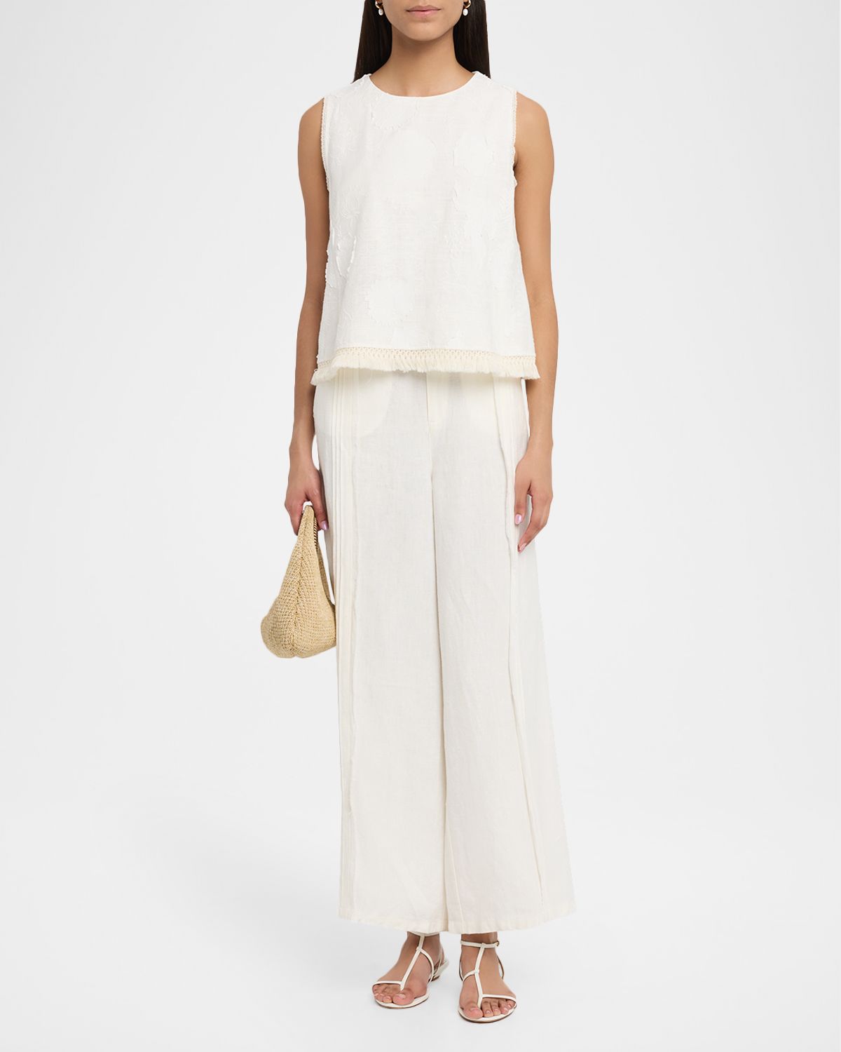 Johnny Was Tobianne Embroidered Tassel-Trim Blouse | Thumbnail 5 Johnny Was Tobianne Embroidered Tassel-Trim Blouse | Thumbnail 5