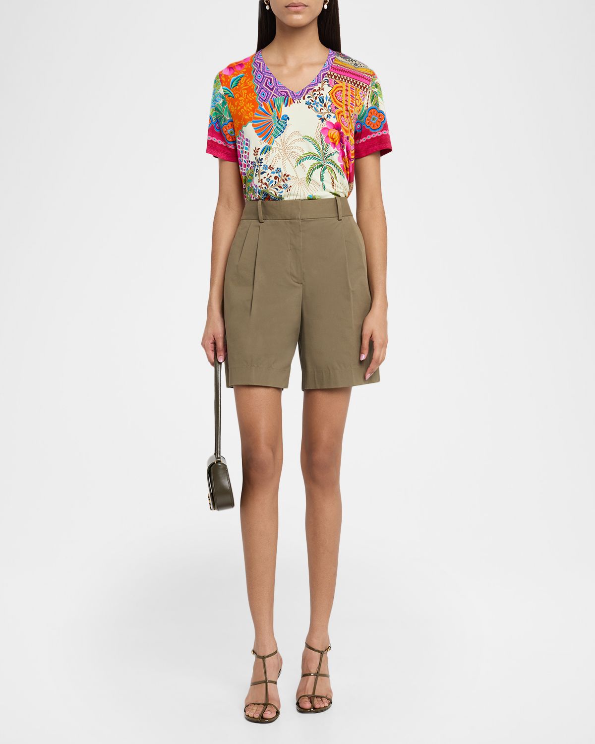 Johnny Was The Janie Botanical-Print Favorite Tee | Thumbnail 5