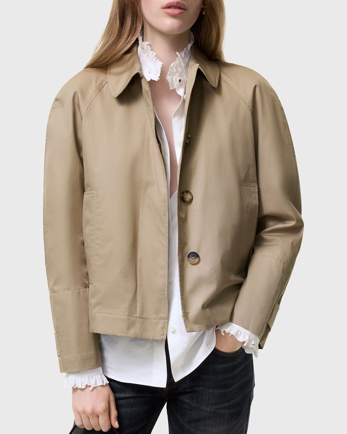 Burberry Tropical Cotton Gabardine Jacket | Thumbnail 4