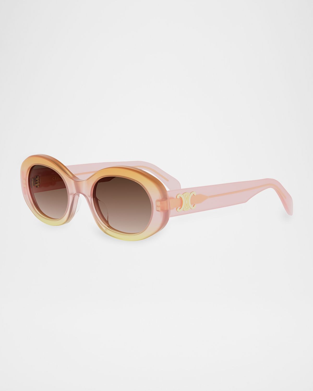 Triomphe 52mm Oval Sunglasses