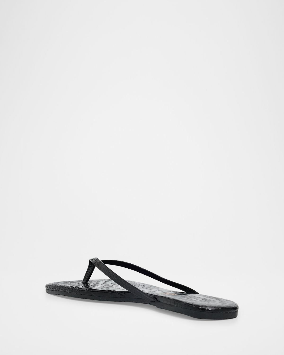 Tkees Lily Leather Square-Toe Thong Sandals