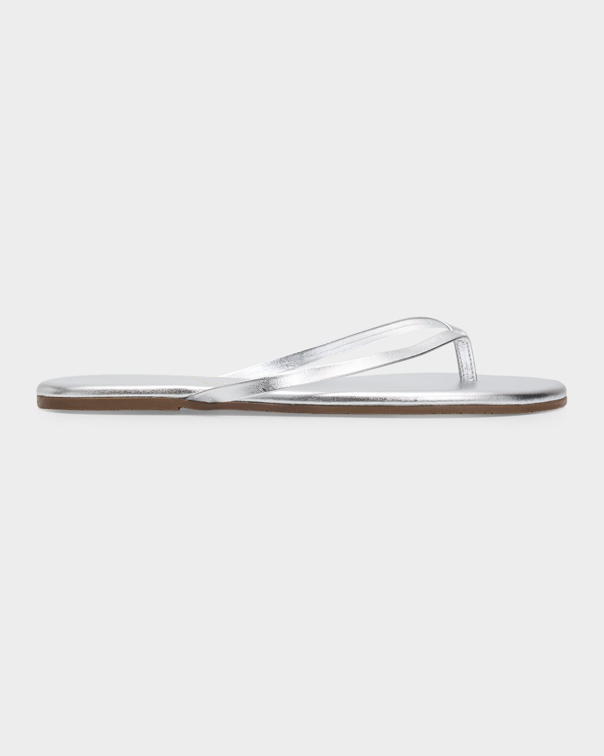Tkees Lily Metallic Leather Flat Thong Sandals