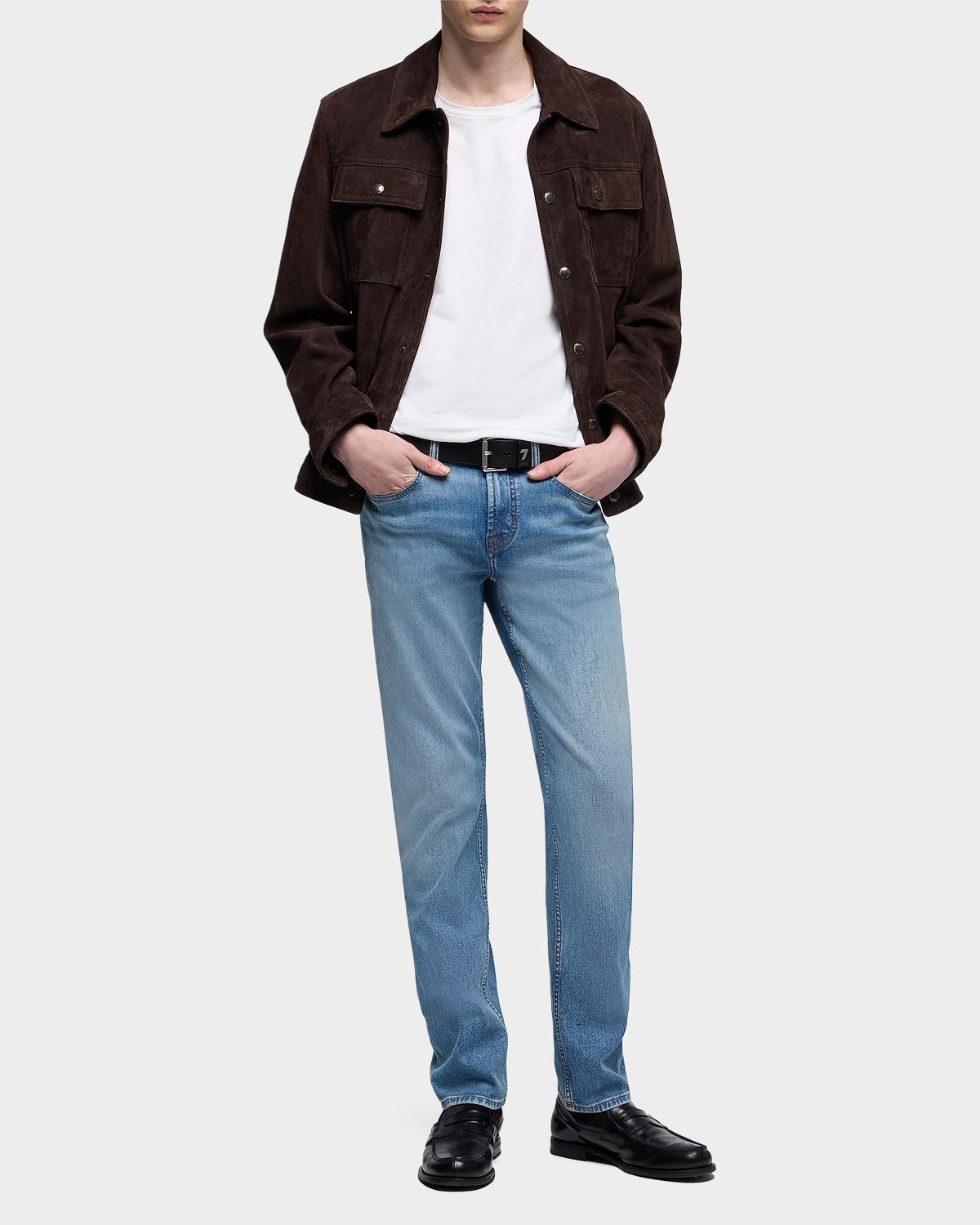 7 for all mankind Men 's Slimmy 5-Pocket Jeans | Thumbnail 2 7 for all mankind Men 's Slimmy 5-Pocket Jeans | Thumbnail 2