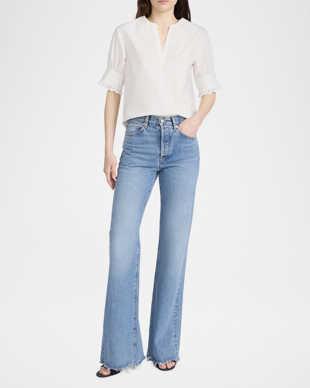 FRAME The Keepsake Popover Top | Thumbnail 6 FRAME The Keepsake Popover Top | Thumbnail 6