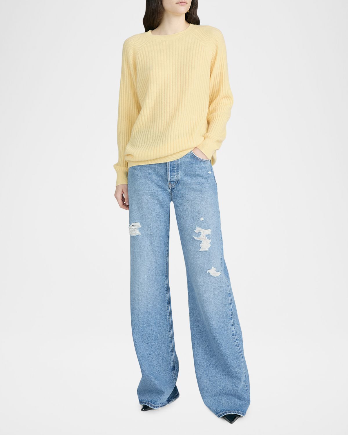 FRAME The Loose Distressed Jeans | Thumbnail 7 FRAME The Loose Distressed Jeans | Thumbnail 7