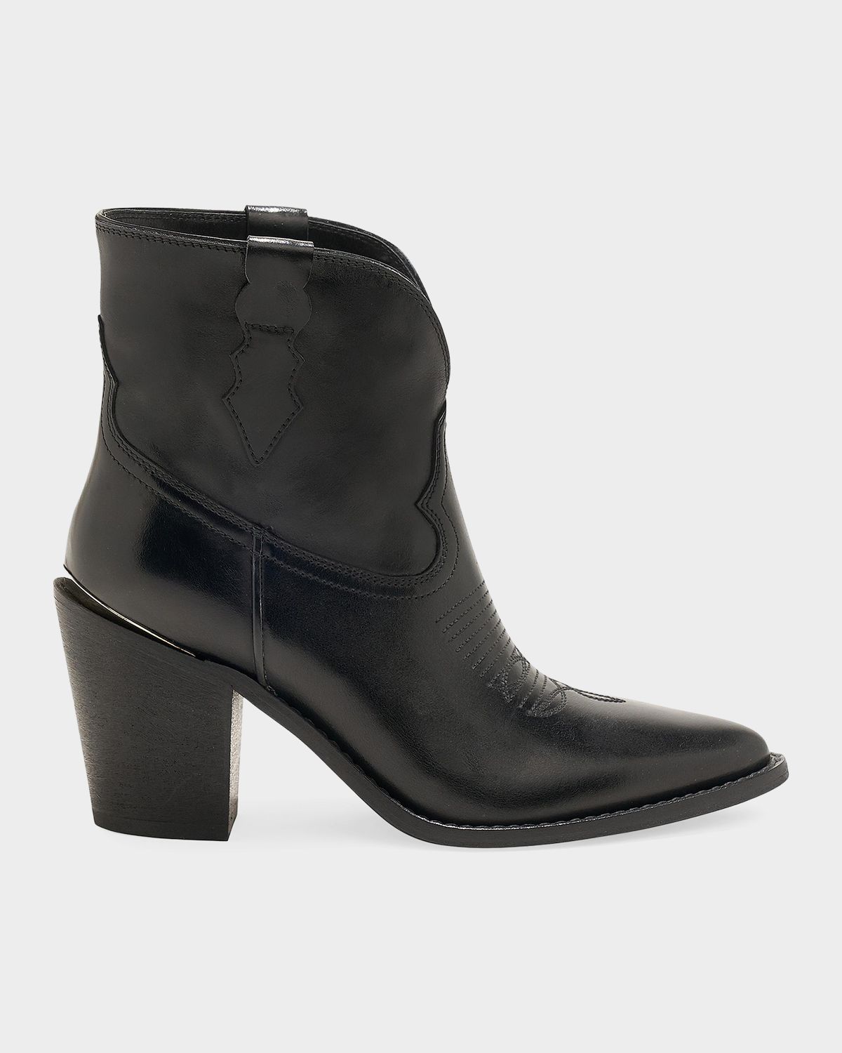 Partlow 90mm Marge Shiny Leather Ankle Boots