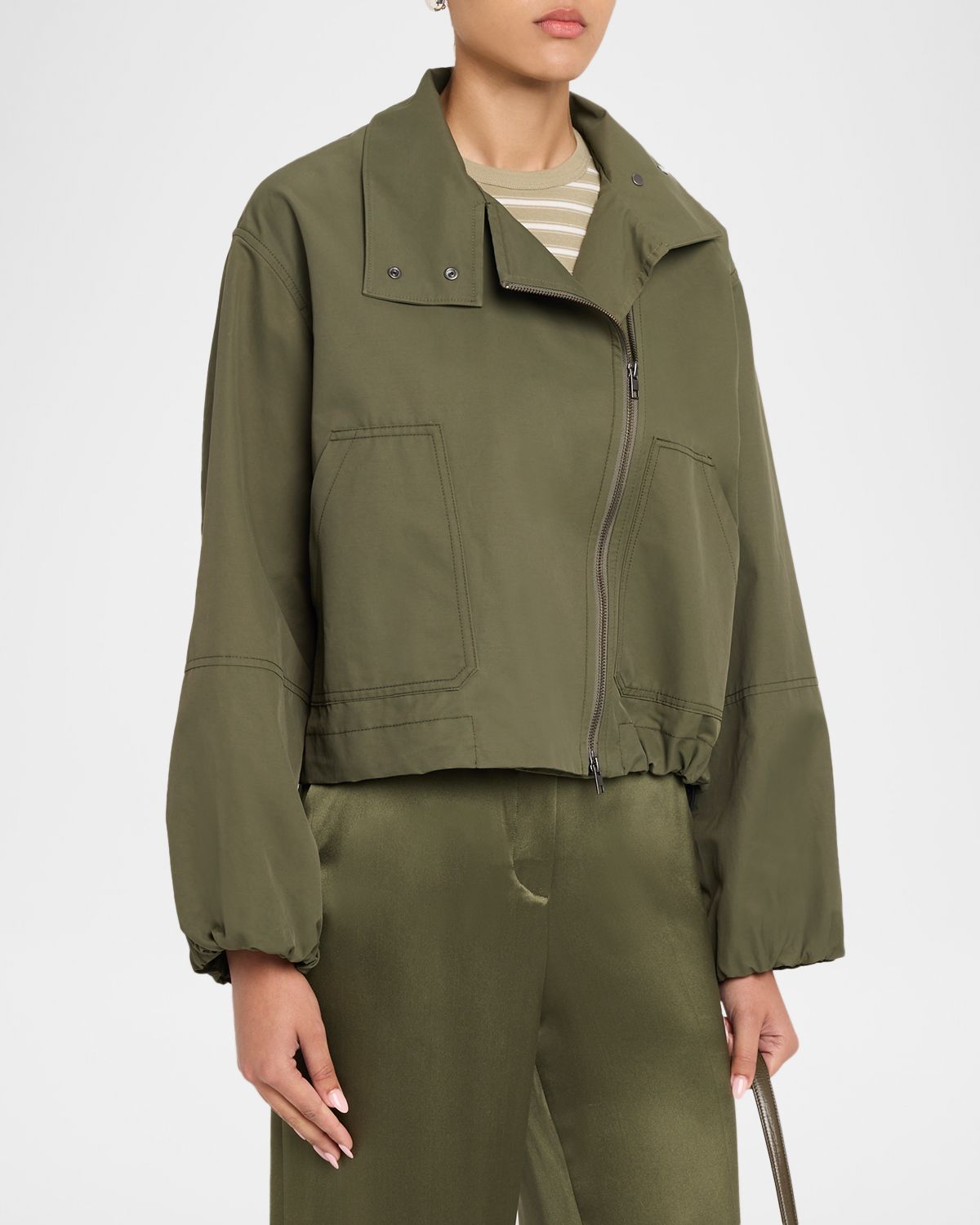 Vince Sculpted Parachute Jacket | Thumbnail 4 Vince Sculpted Parachute Jacket | Thumbnail 4