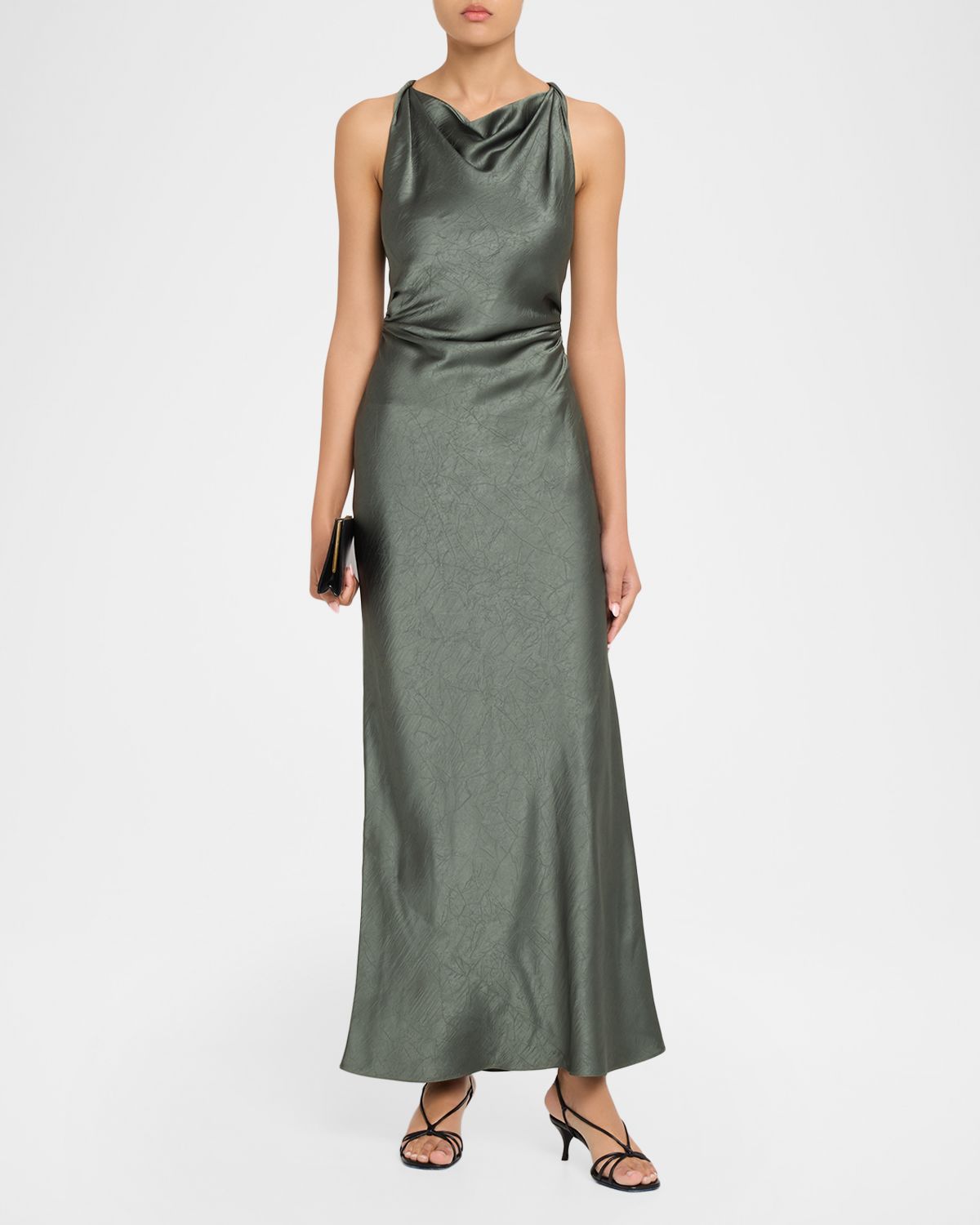Vince Twist Satin Maxi Dress | Thumbnail 2