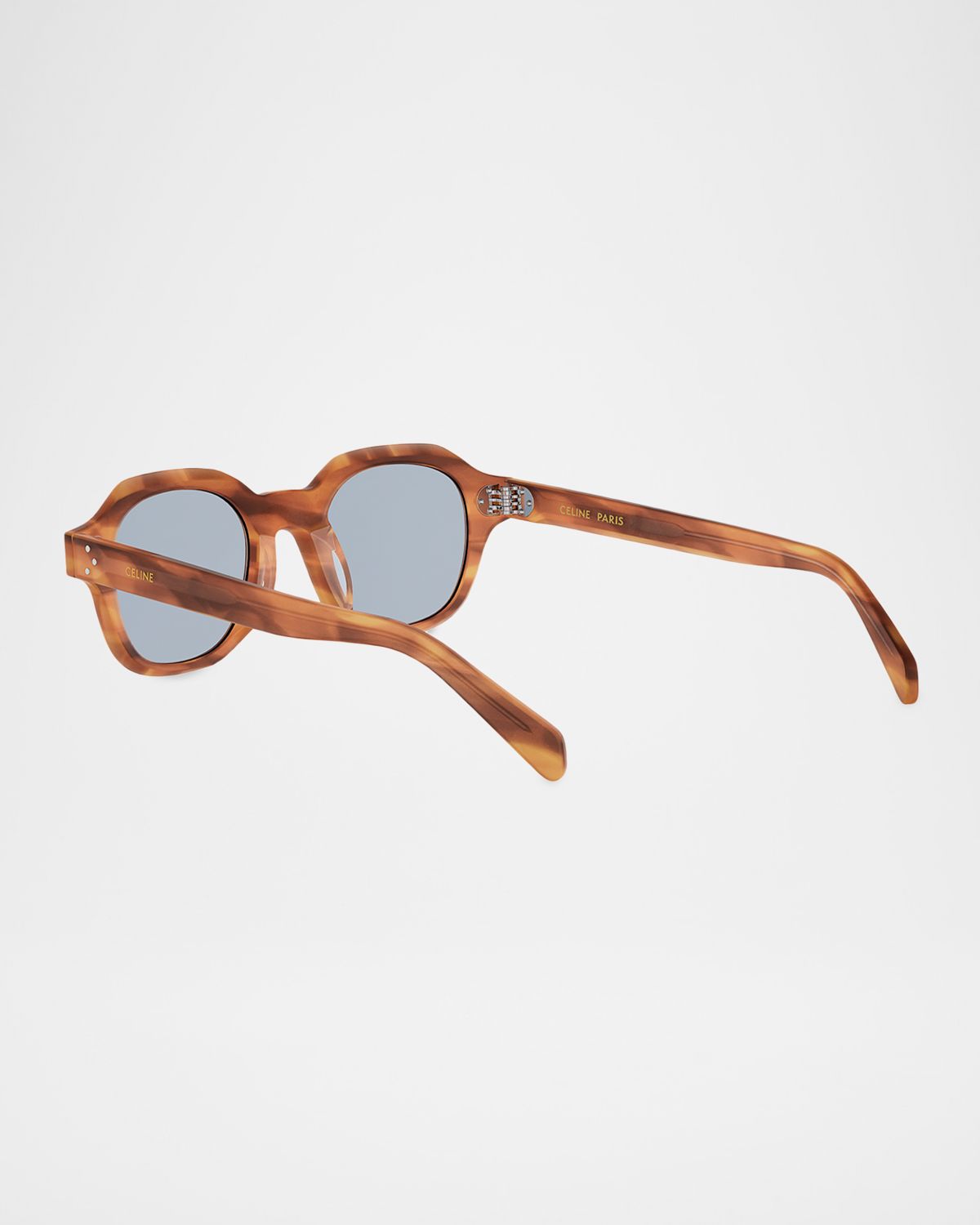 Celine Men 's 3 Dots Acetate Round Sunglasses - Men's Accessories