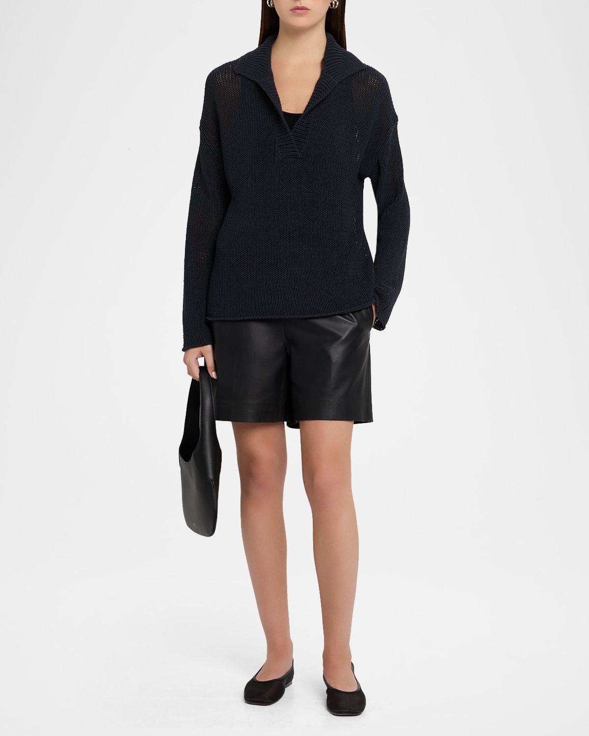 Vince Coated Cotton Sweater | Thumbnail 2
