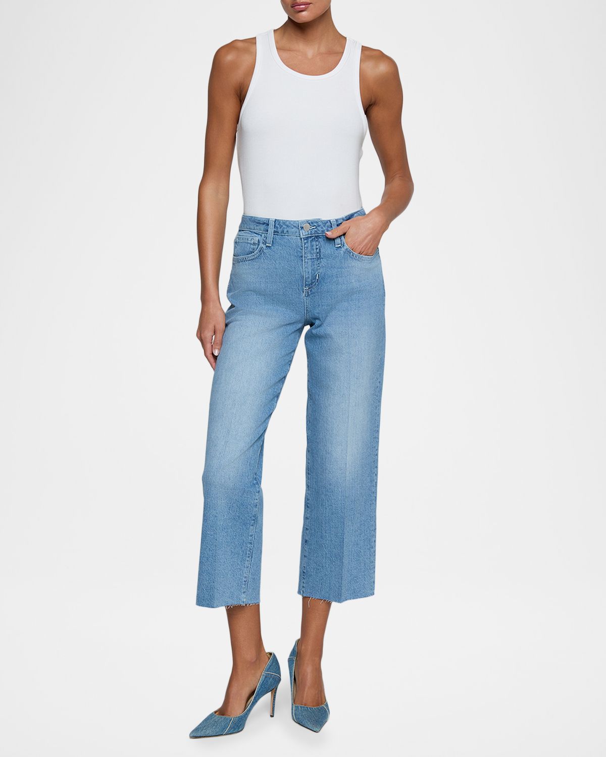 L 'Agence Wanda High-Rise Cropped Wide-Leg Jeans | Thumbnail 5