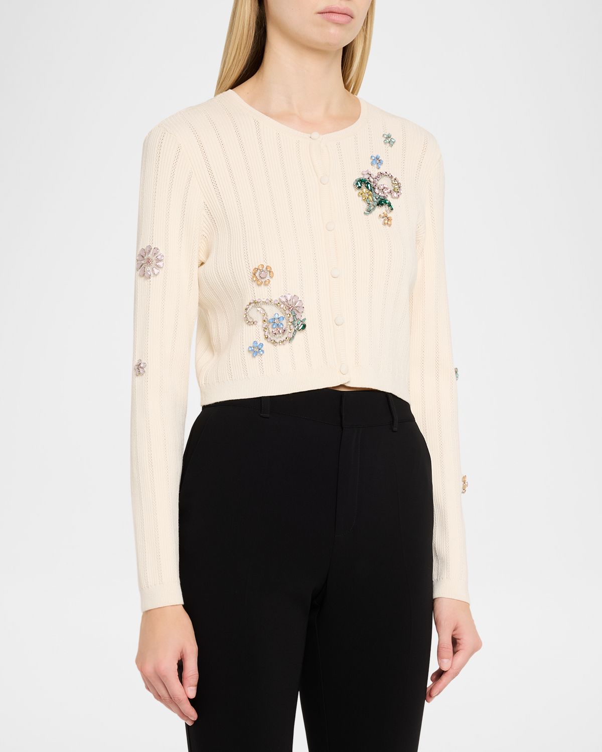 Cinq a Sept Allison Embellished Cardigan | Thumbnail 4 Cinq a Sept Allison Embellished Cardigan | Thumbnail 4
