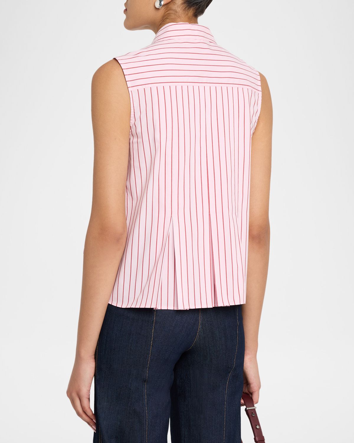 Cinq a Sept Jill Rose Stripe Top | Thumbnail 3 Cinq a Sept Jill Rose Stripe Top | Thumbnail 3