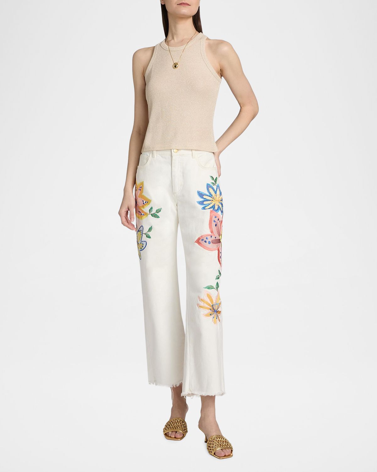 Ramy Brook Ella Metallic Knit Tank | Thumbnail 2