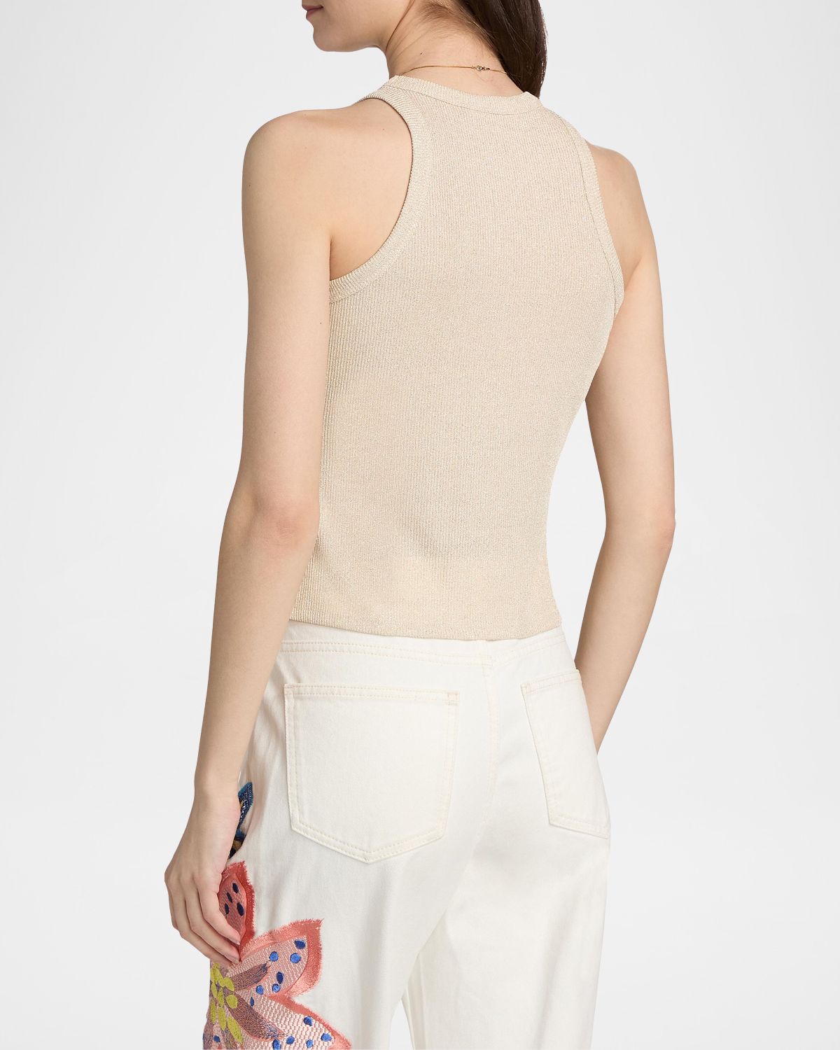 Ramy Brook Ella Metallic Knit Tank | Thumbnail 3