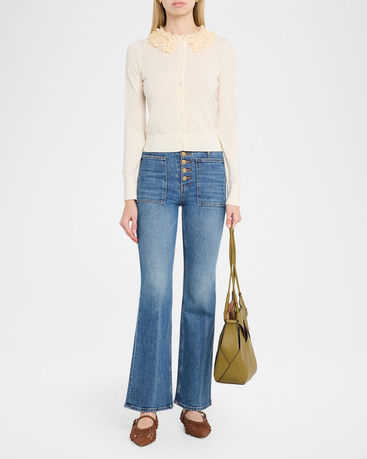 Ulla Johnson Anna Embellished Merino Cardigan | Thumbnail 2 Ulla Johnson Anna Embellished Merino Cardigan | Thumbnail 2