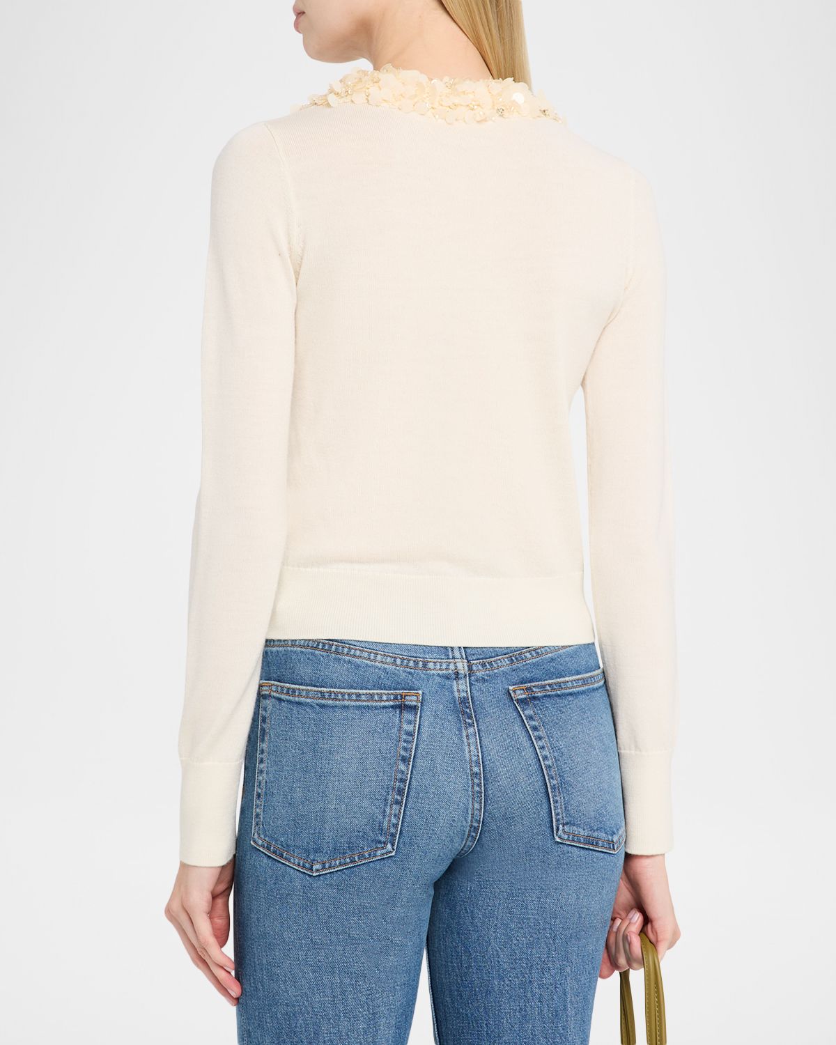Ulla Johnson Anna Embellished Merino Cardigan | Thumbnail 3 Ulla Johnson Anna Embellished Merino Cardigan | Thumbnail 3