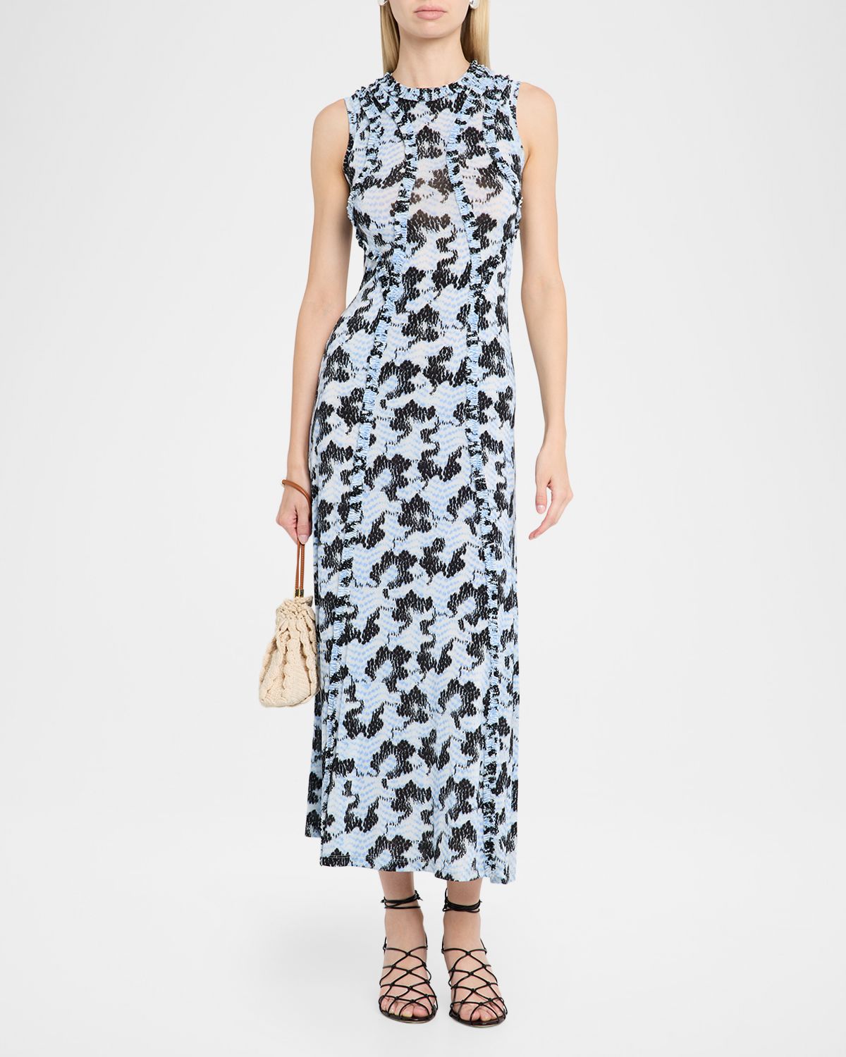 Ulla Johnson Isabelle Sleeveless Ruffle Jersey Dress | Thumbnail 4 Ulla Johnson Isabelle Sleeveless Ruffle Jersey Dress | Thumbnail 4