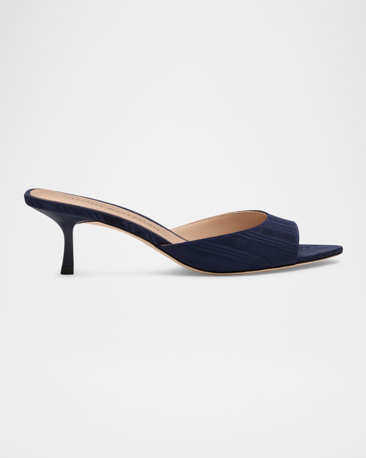 Stuart Weitzman 50mm Lexington Moire Mules | Thumbnail 4