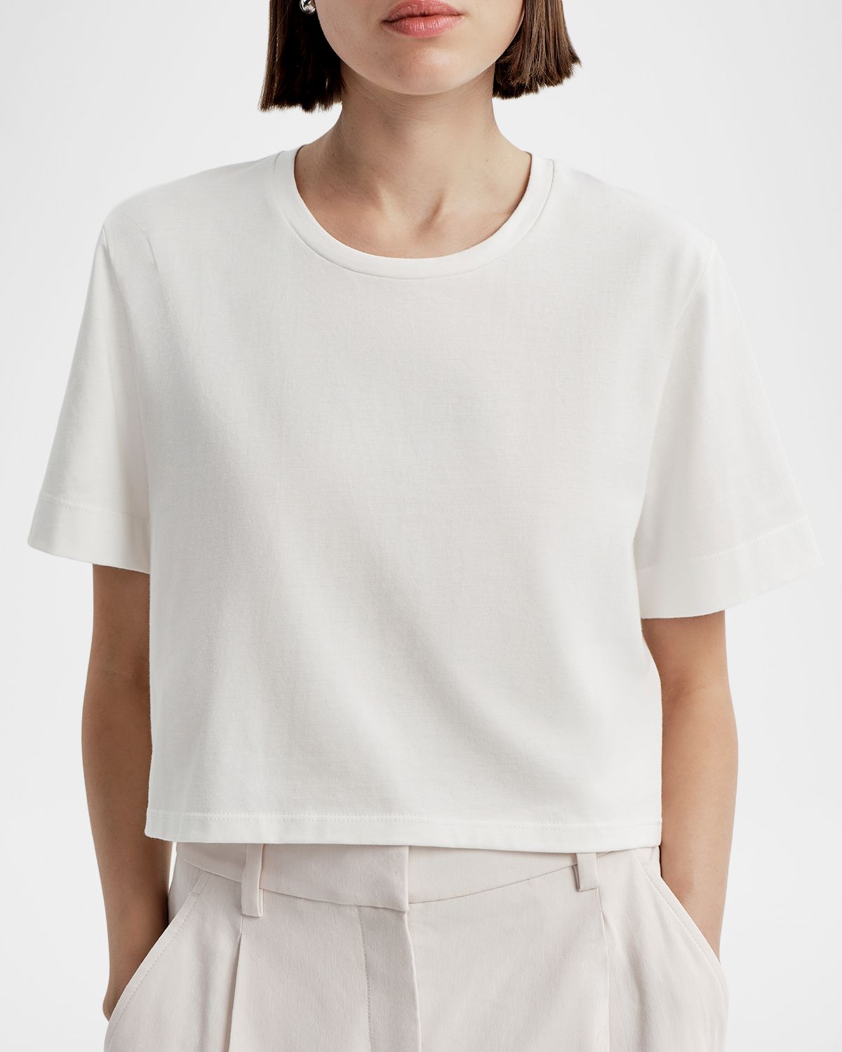 A.L.C. Kali Cropped Crewneck Tee | Thumbnail 5