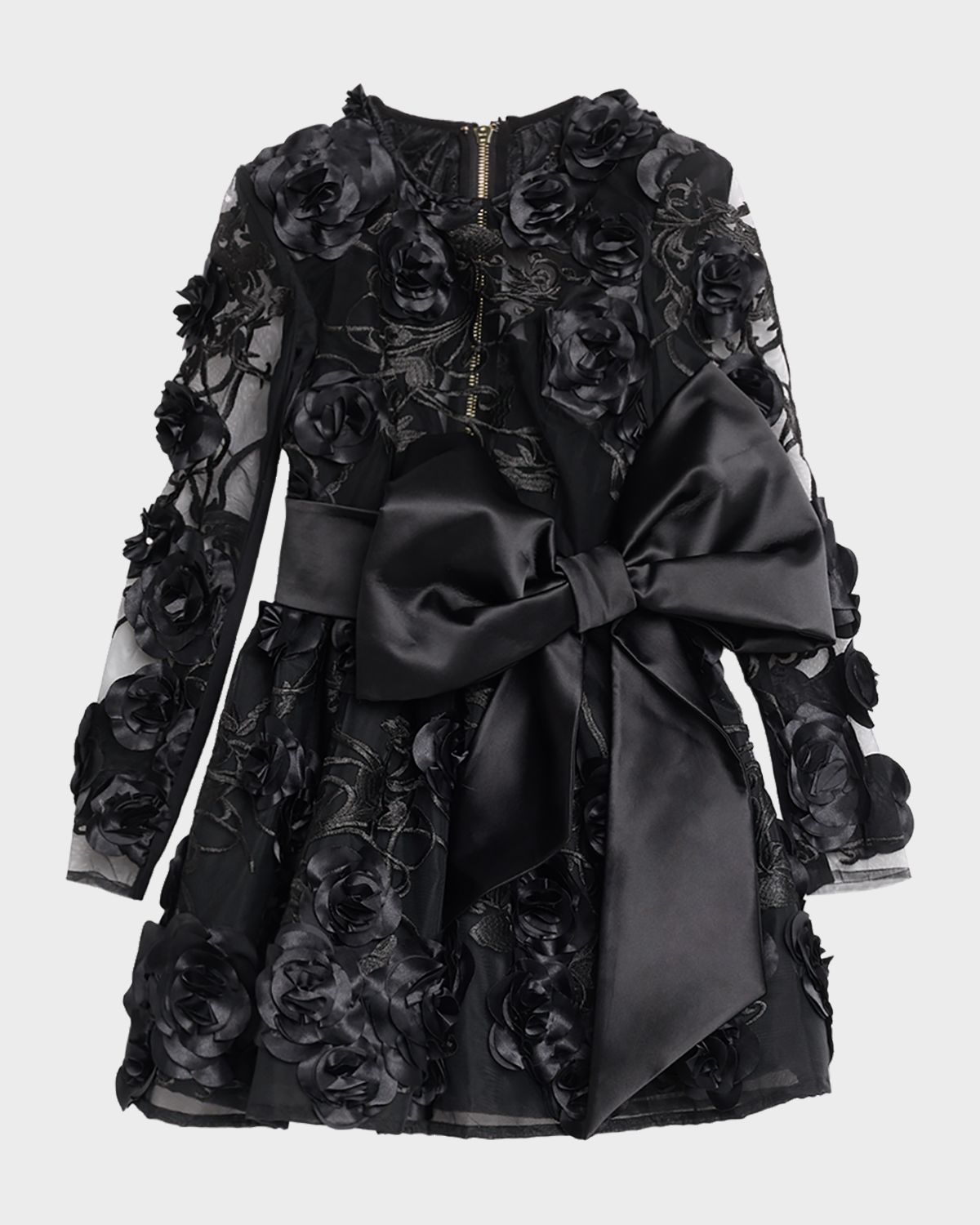 ZHIVAGO The Beautiful & The Lost Floral Mesh Mini Dress