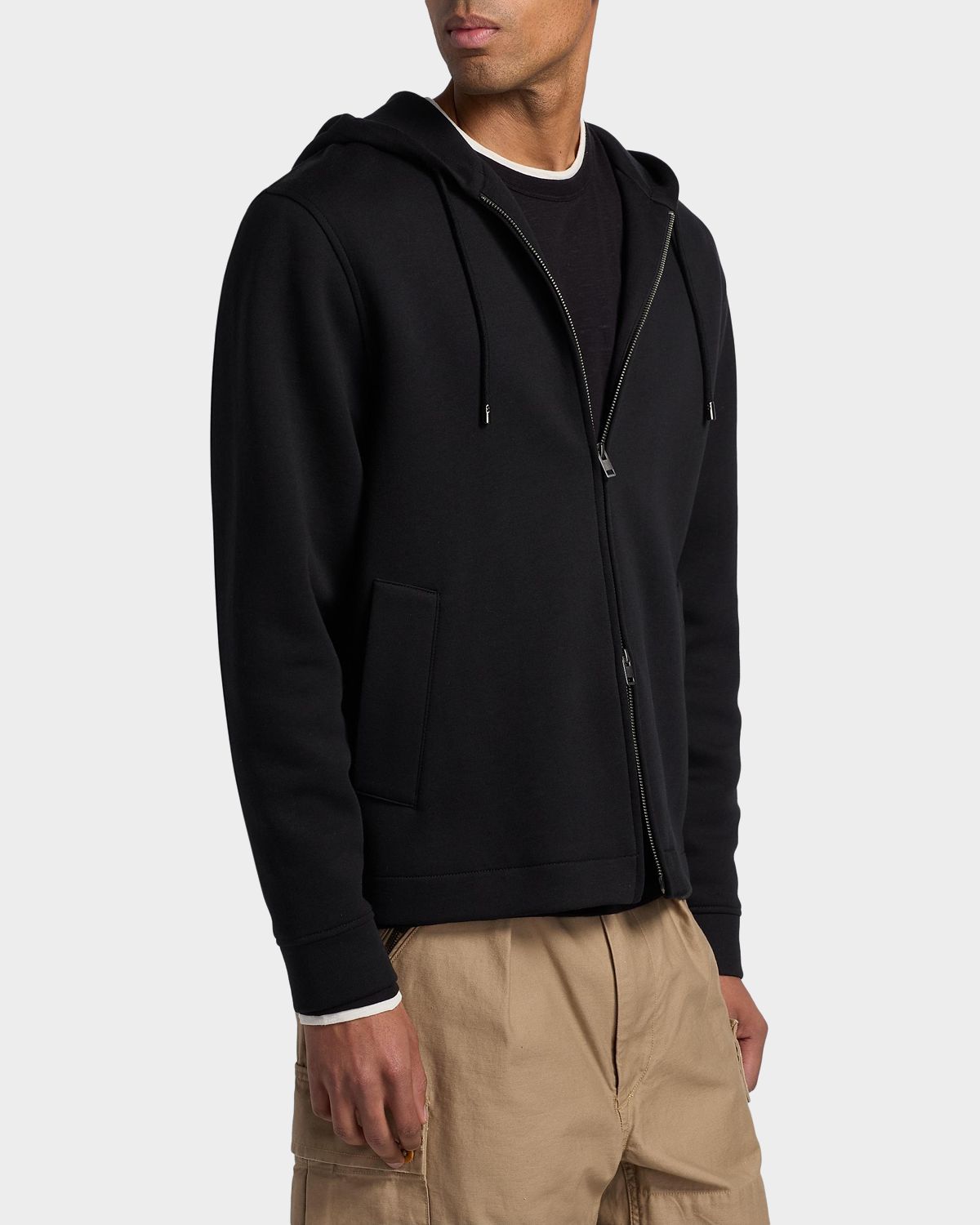 Vince Men 's Scuba Full-Zip Hoodie | Thumbnail 7 Vince Men 's Scuba Full-Zip Hoodie | Thumbnail 7