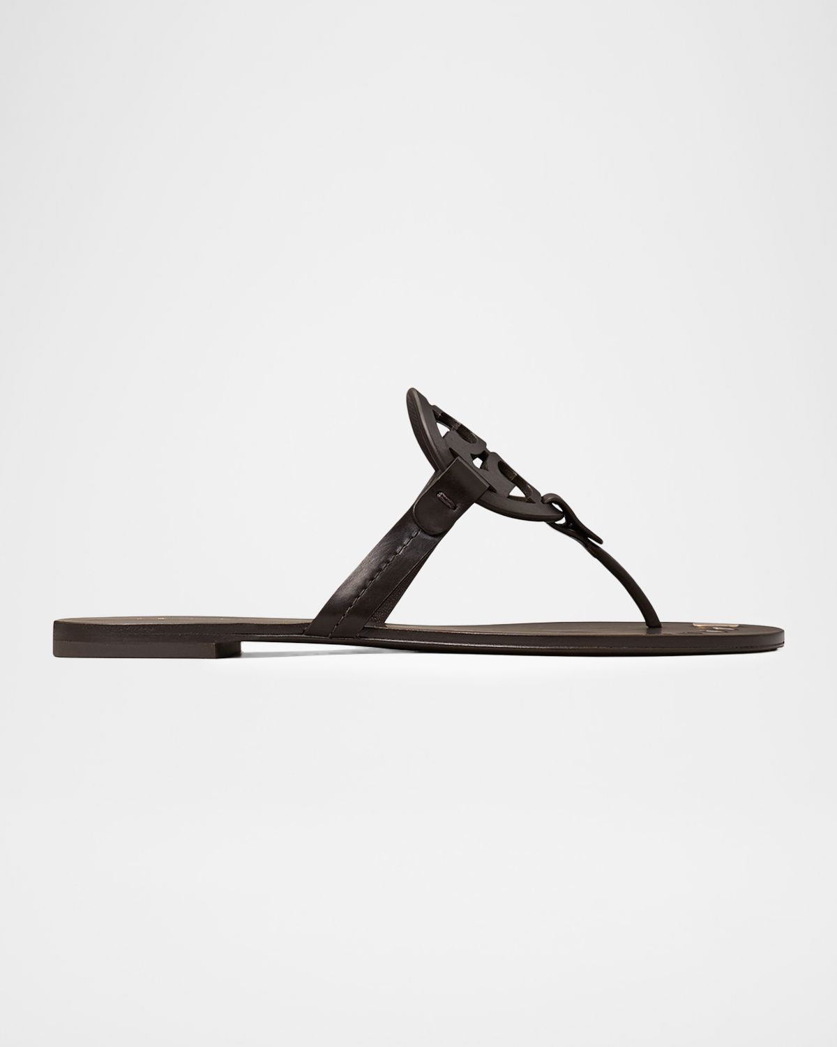 Tory Burch Miller Nail Polish Leather Thong Sandals