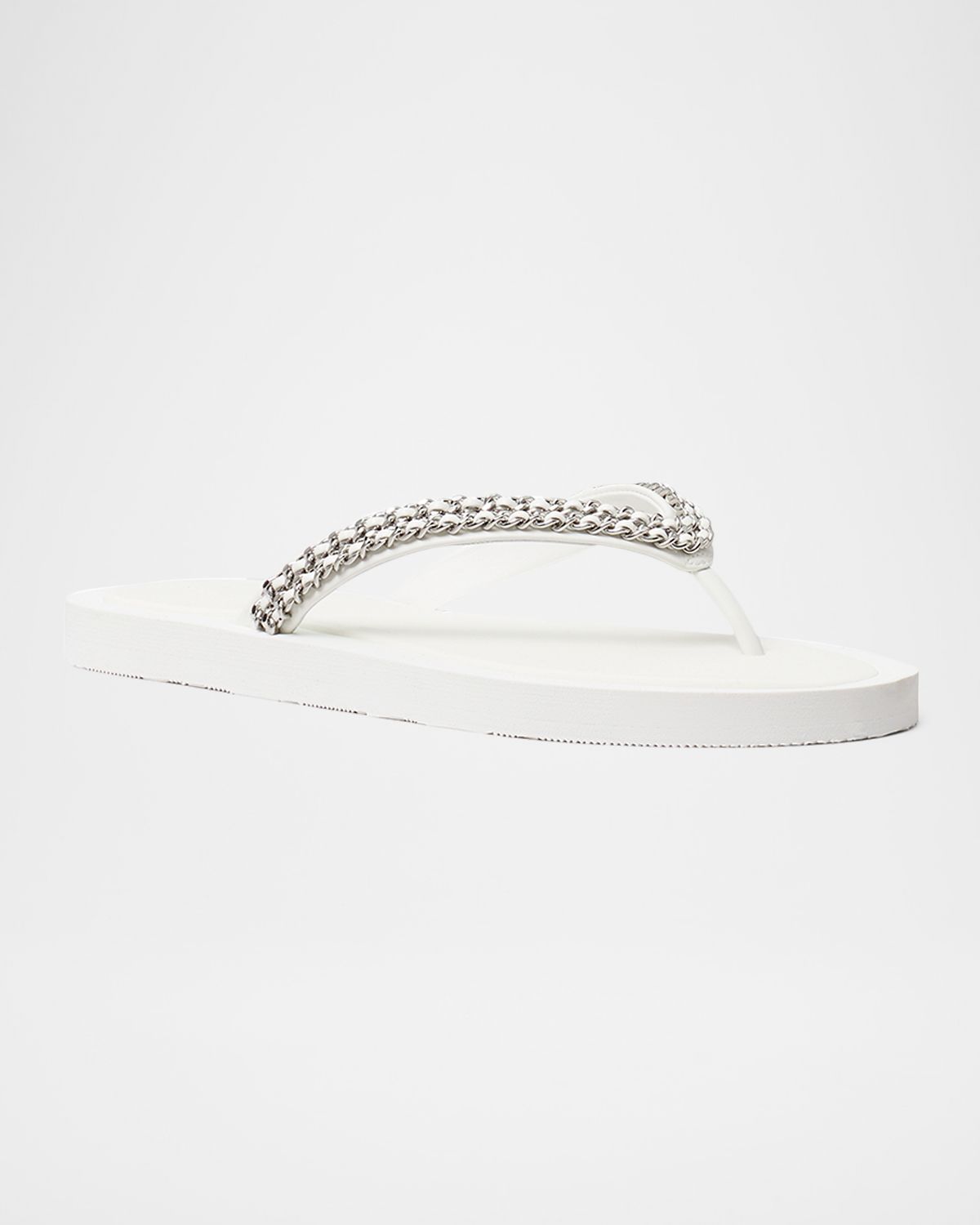 Tory Burch Kira Chain Leather Thong Sandals | Thumbnail 4 Tory Burch Kira Chain Leather Thong Sandals | Thumbnail 4