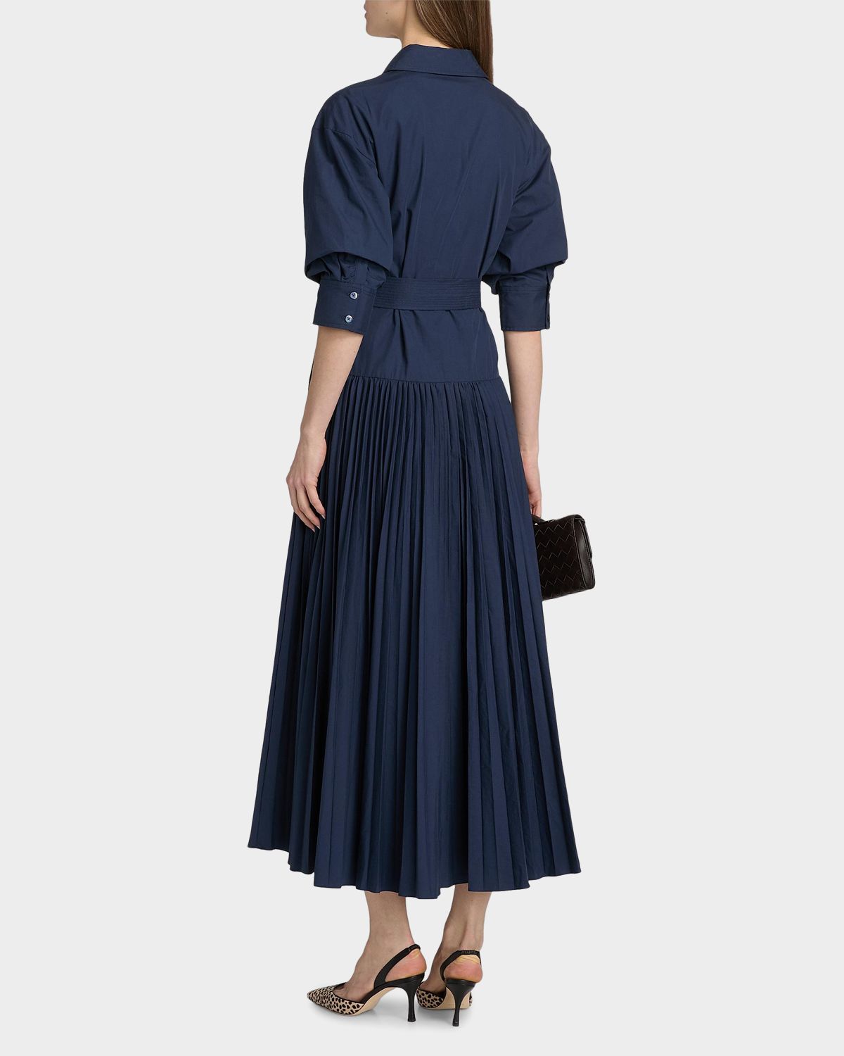 SIMKHAI Arlo Belted Cotton Maxi Dress | Thumbnail 3 SIMKHAI Arlo Belted Cotton Maxi Dress | Thumbnail 3
