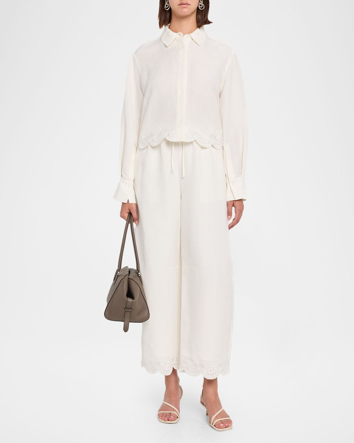 SIMKHAI Ellison Embroidered Drawstring Pants | Thumbnail 2 SIMKHAI Ellison Embroidered Drawstring Pants | Thumbnail 2