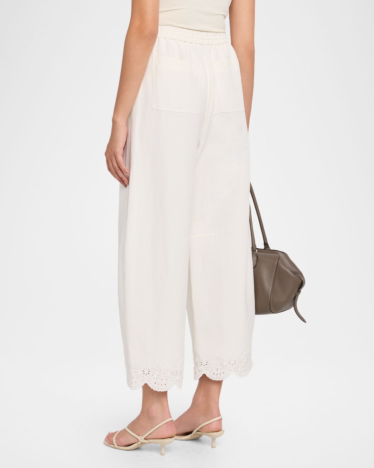 SIMKHAI Ellison Embroidered Drawstring Pants | Thumbnail 3 SIMKHAI Ellison Embroidered Drawstring Pants | Thumbnail 3